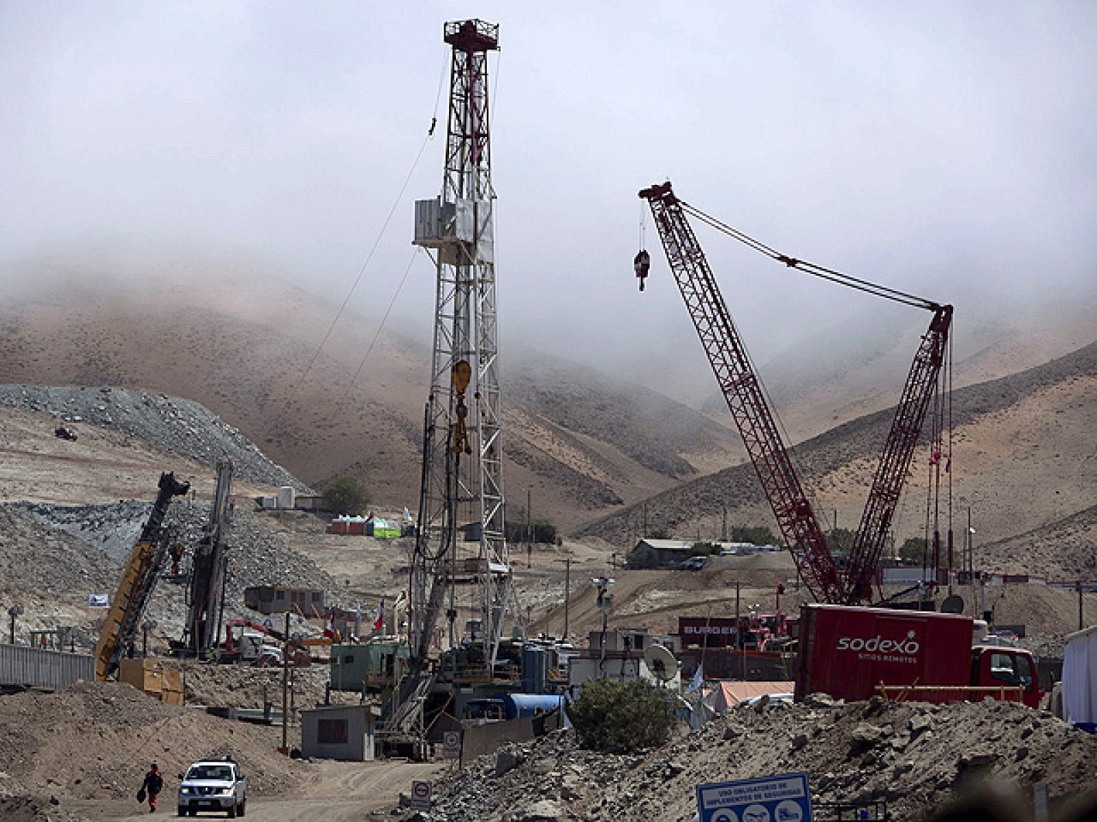 Últimos trabajos para el rescate de Chile