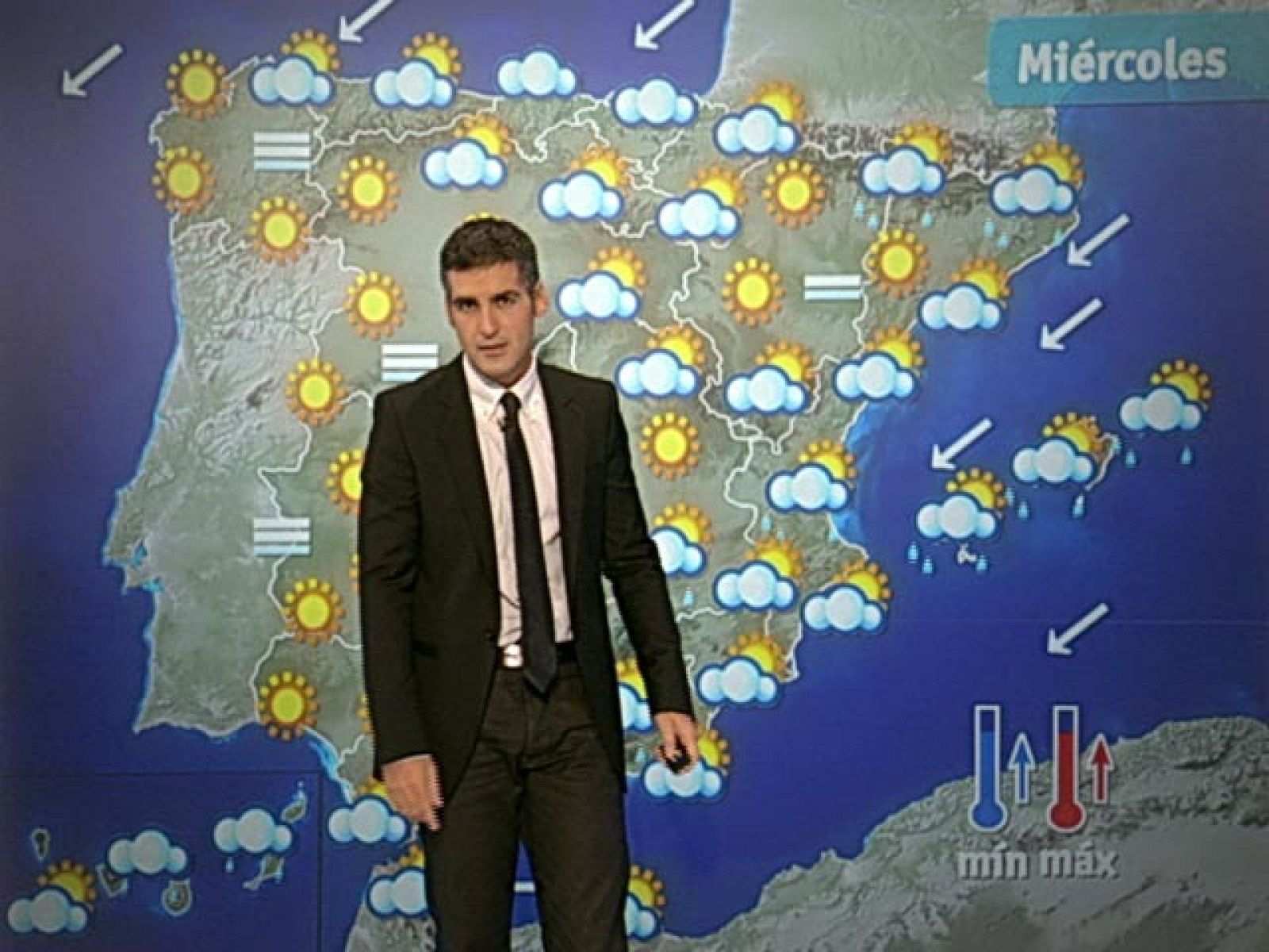 El Tiempo - Tormentas en Baleares y chubascos moderados en la zona de Levante - 12/10/10 - El tiempo | Ver