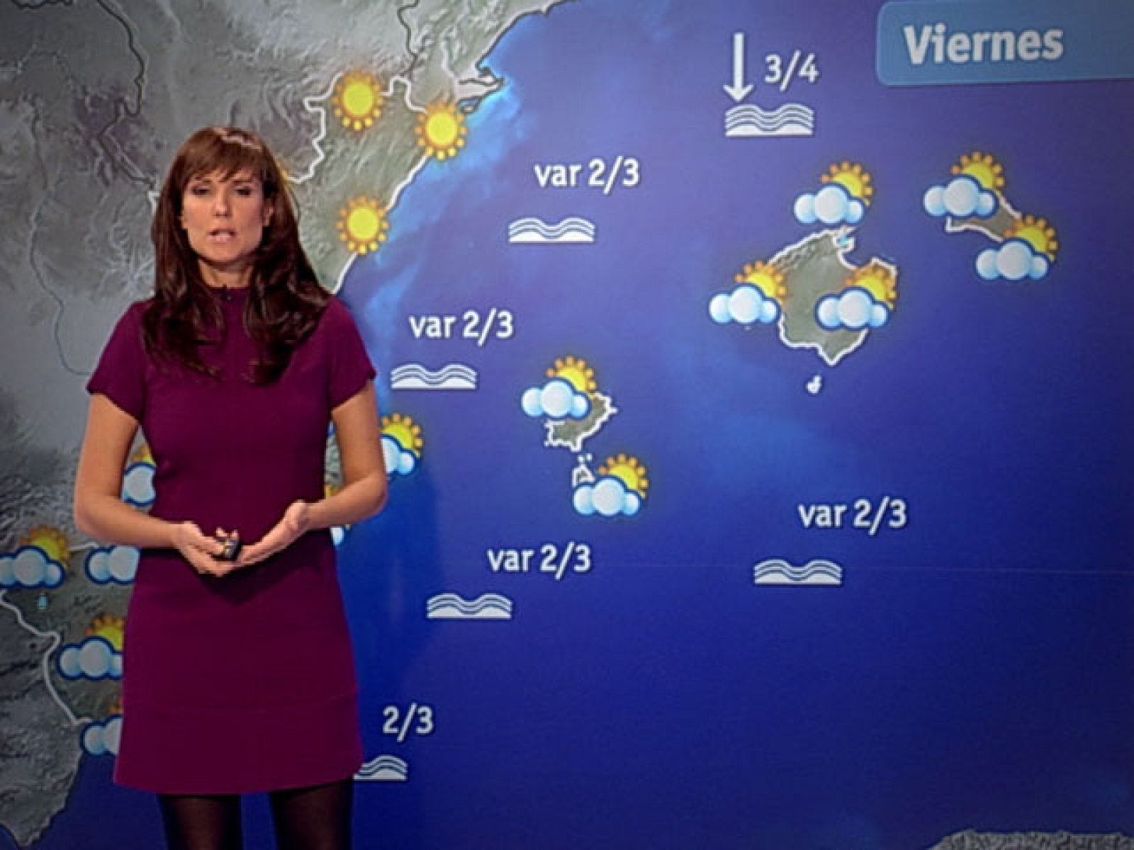 El Tiempo - Lluvias débiles en el Cantábrico y en el tercio sur peninsular y despejado en el resto - 14/10/10 - El tiempo | Ver