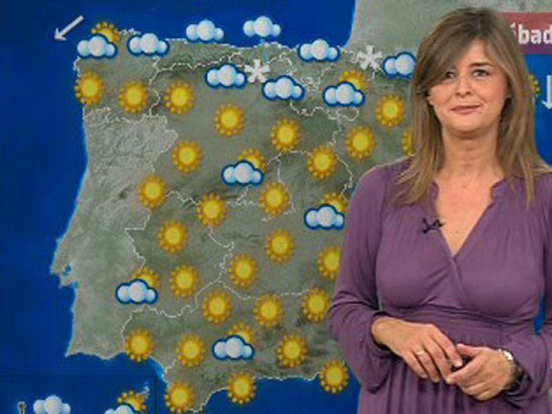 Los termómetros descenderán ligeramente este  fin de semana y lloverá en el norte