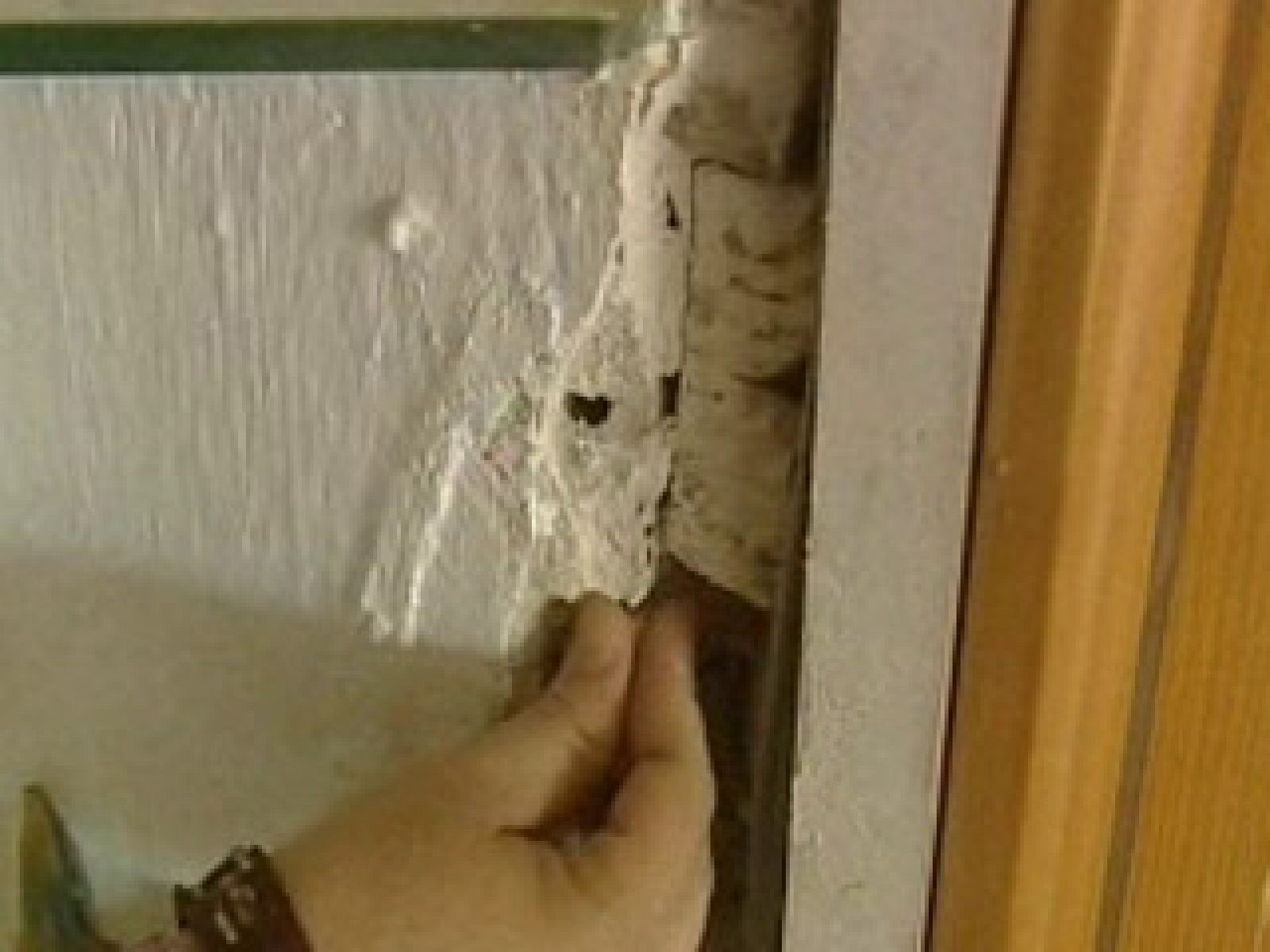 Un edificio resquebrajado