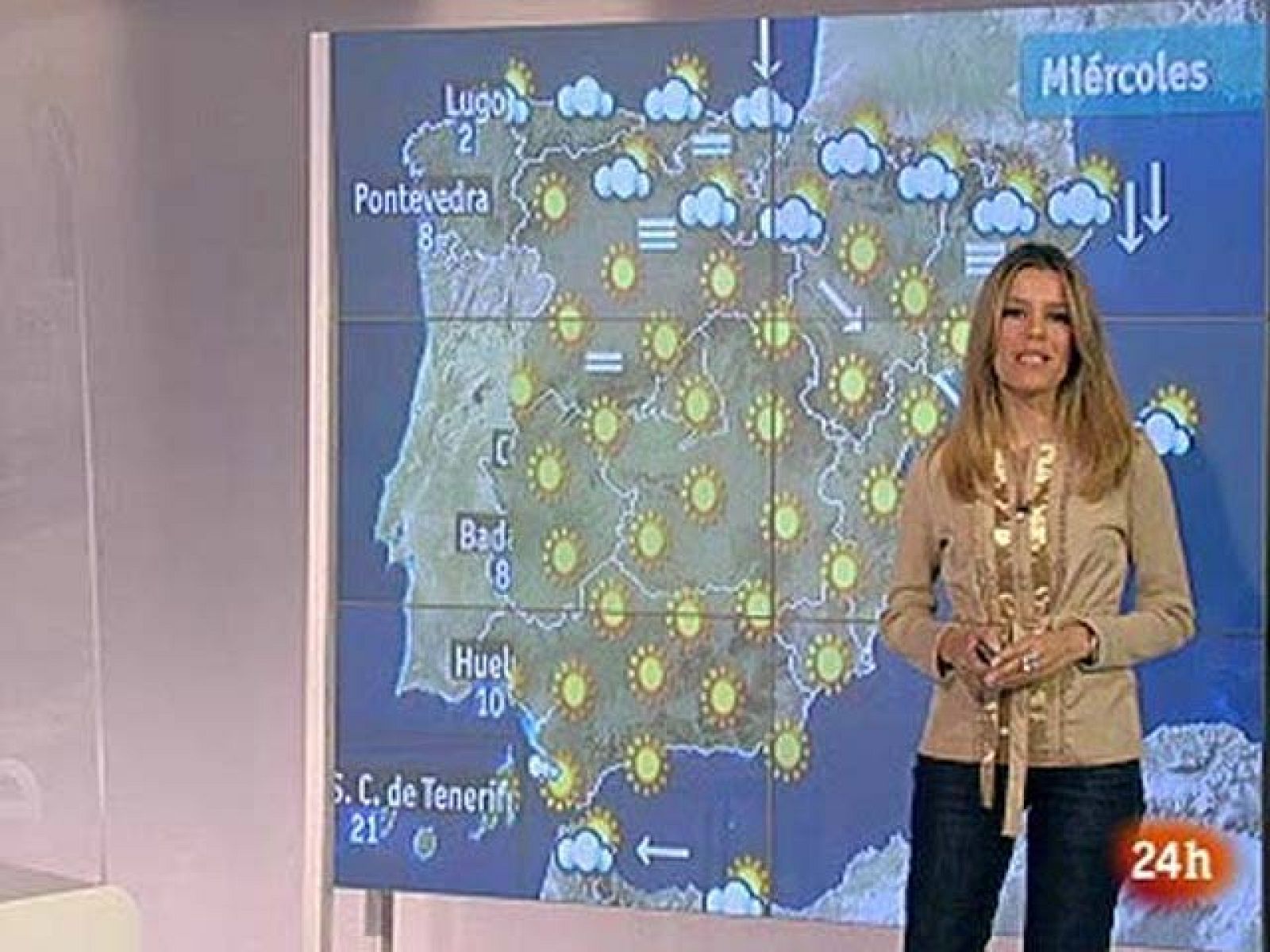 El Tiempo - Intervalos nubosos en buena parte de la Península y temperaturas más suaves - 20/10/10 - El tiempo | Ver
