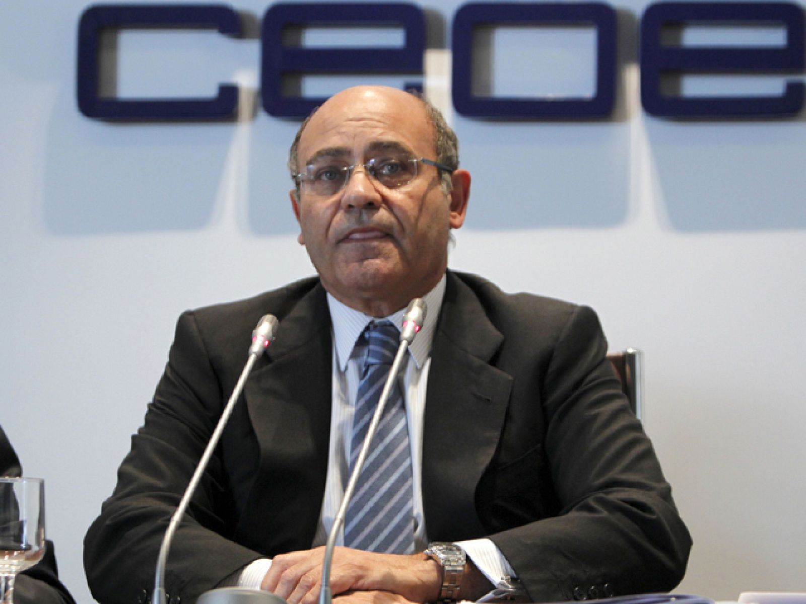 El presidente de la CEOE, Gerardo Díaz Ferrán, ha confirmado que no se presentará a la reelección | Ver