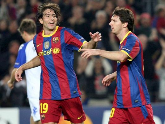 Champions League - Messi desatasca al Barça