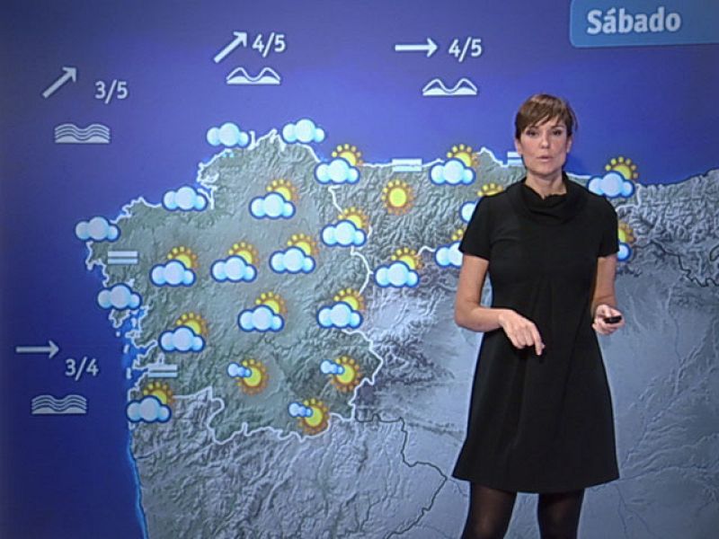 El Tiempo - Muy nuboso en el cuadrante noroeste de la Península y despejado en el resto de España - 22/10/10 - El tiempo | Ver