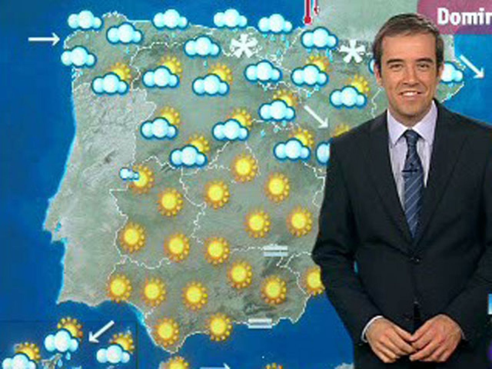 El Tiempo - Precipitaciones fuertes en el Cantábrico oriental y nordeste de Cataluña - 24/10/10 - El tiempo | Ver