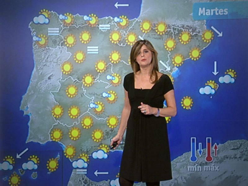 El Tiempo - Intervalos nubosos en Galicia y despejado en el resto de España - 25/10/10 - El tiempo | Ver