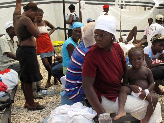  - Brote de cólera en Haití