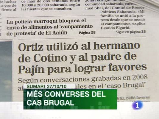 L'informatiu - Comunitat Valenciana - L'Informatiu (27/10/10)