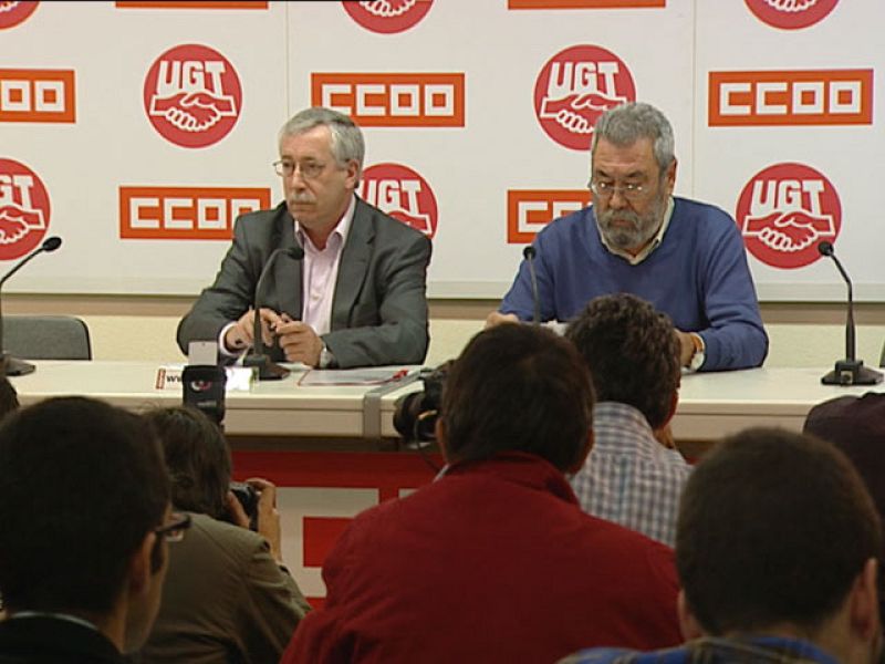 Los sindicatos están de acuerdo en reducir el déficit pero no a costa de los recortes sociales