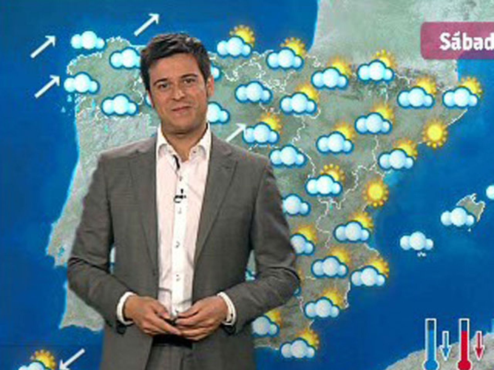 Lluvias fuertes en Galicia y débiles en el resto de la península