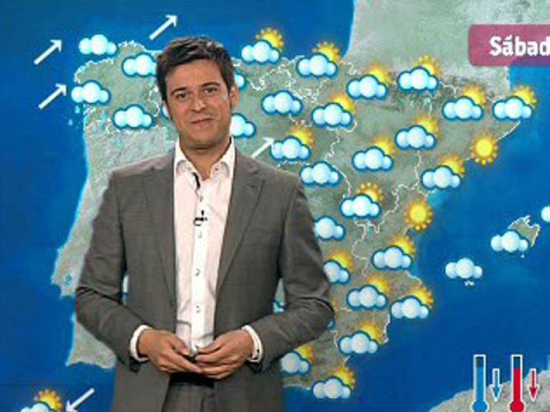 Lluvias fuertes en Galicia y débiles en el resto de la península