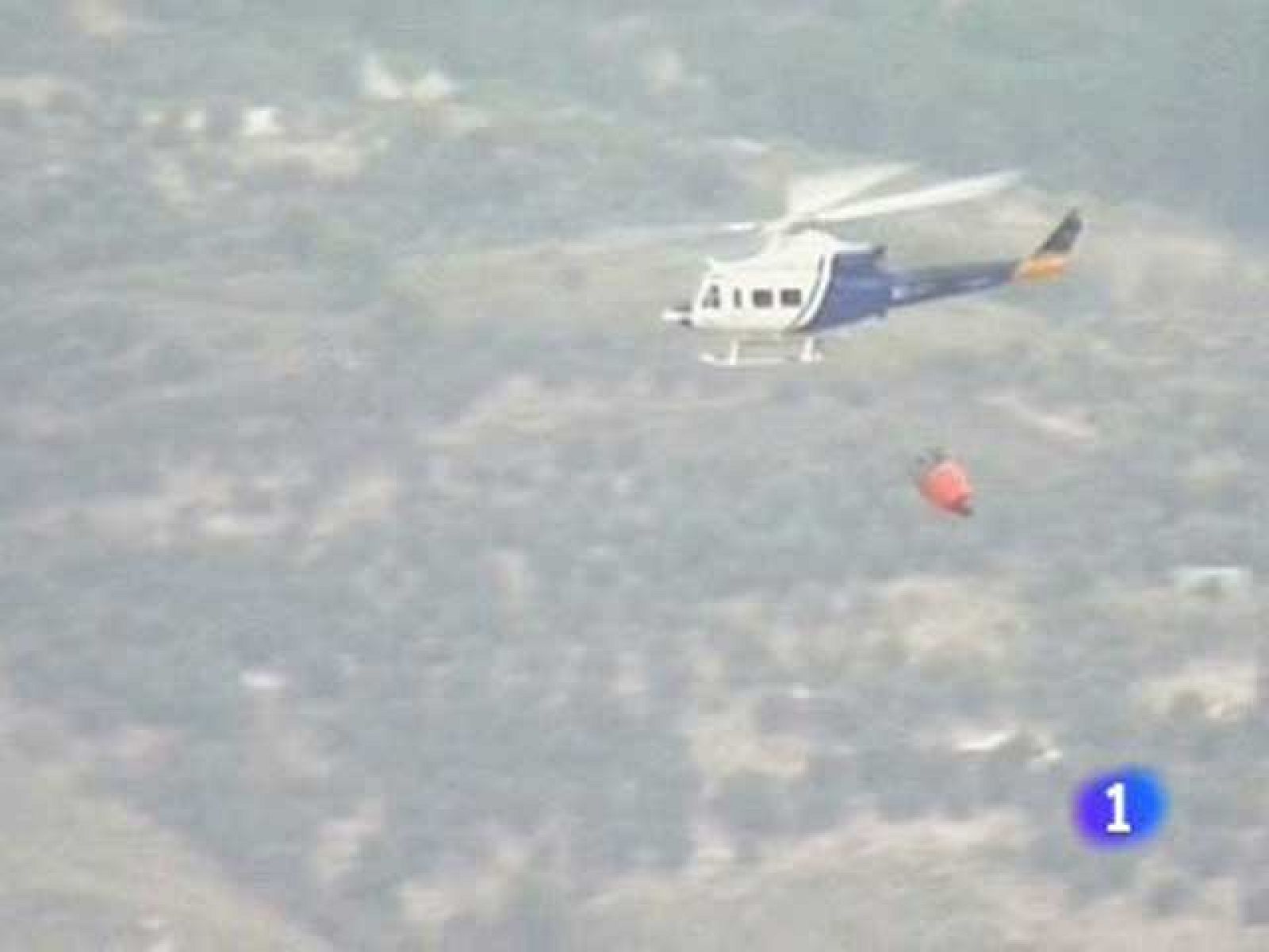 Incendio forestal en Granada