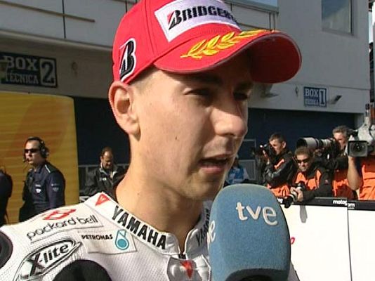  - Lorenzo: "Había parches de agua"