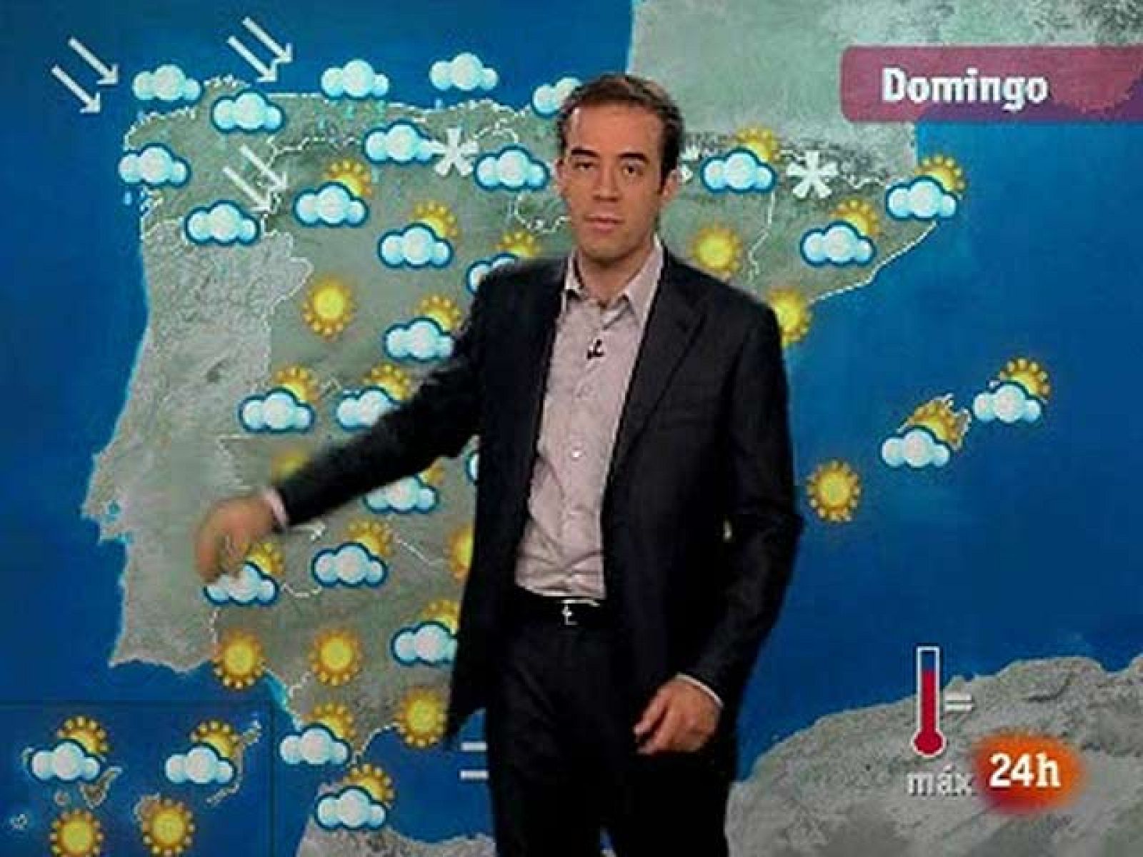 La Agencia Estatal de Meteorología prevé para este lunes precipitaciones persistentes y fuertes en los Pirineos y el Cantábrico,