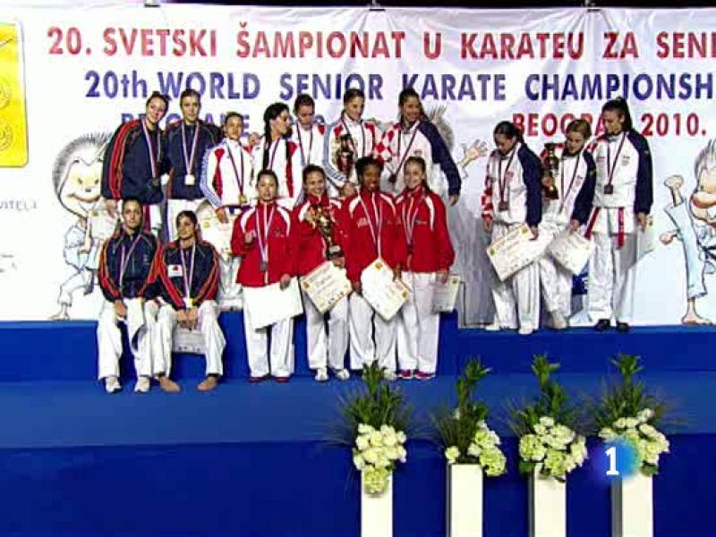 Cinco medallas en el Mundial de kárate | Ver