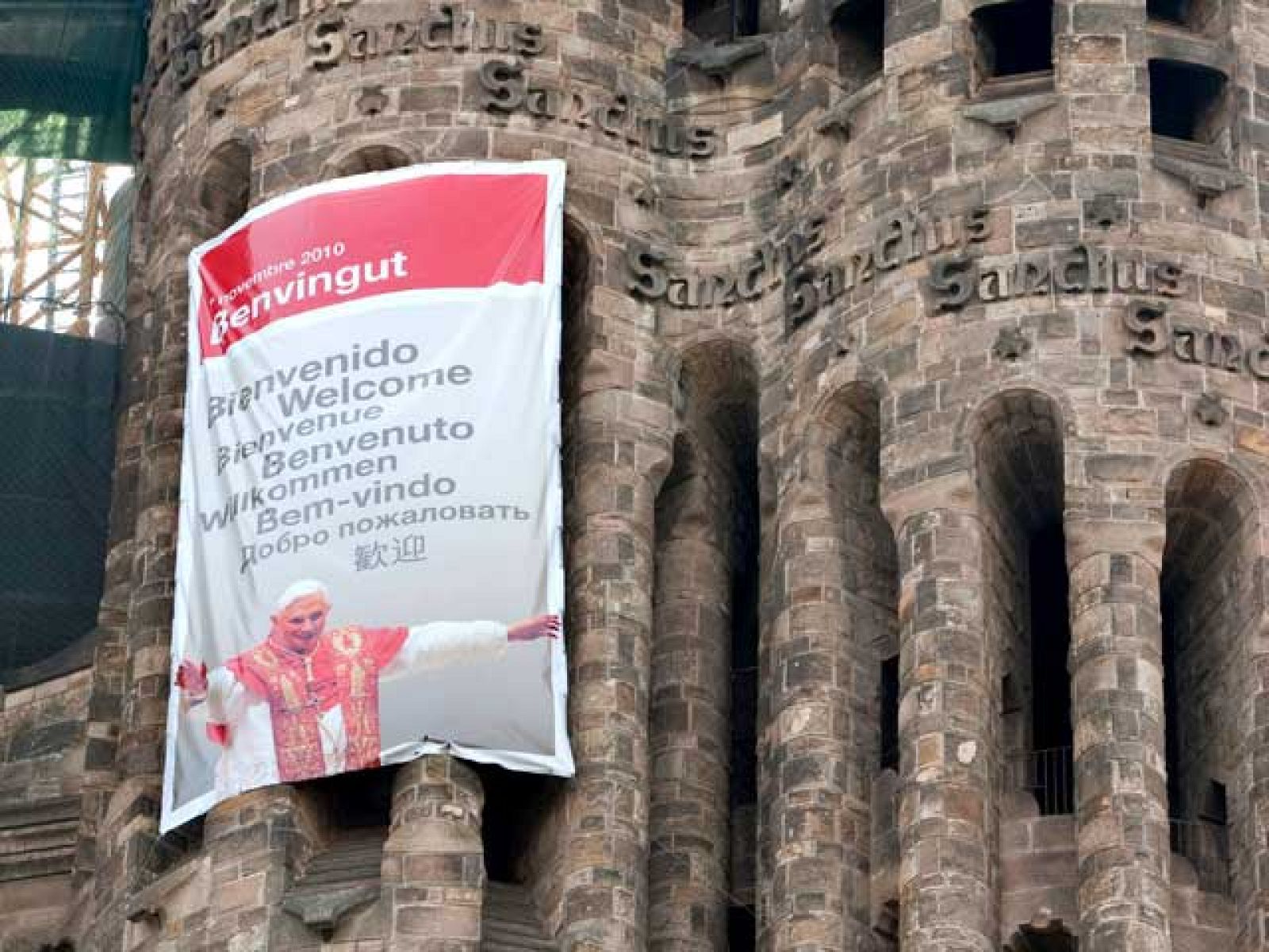 Ultiman preparativos en la Sagrada Familia