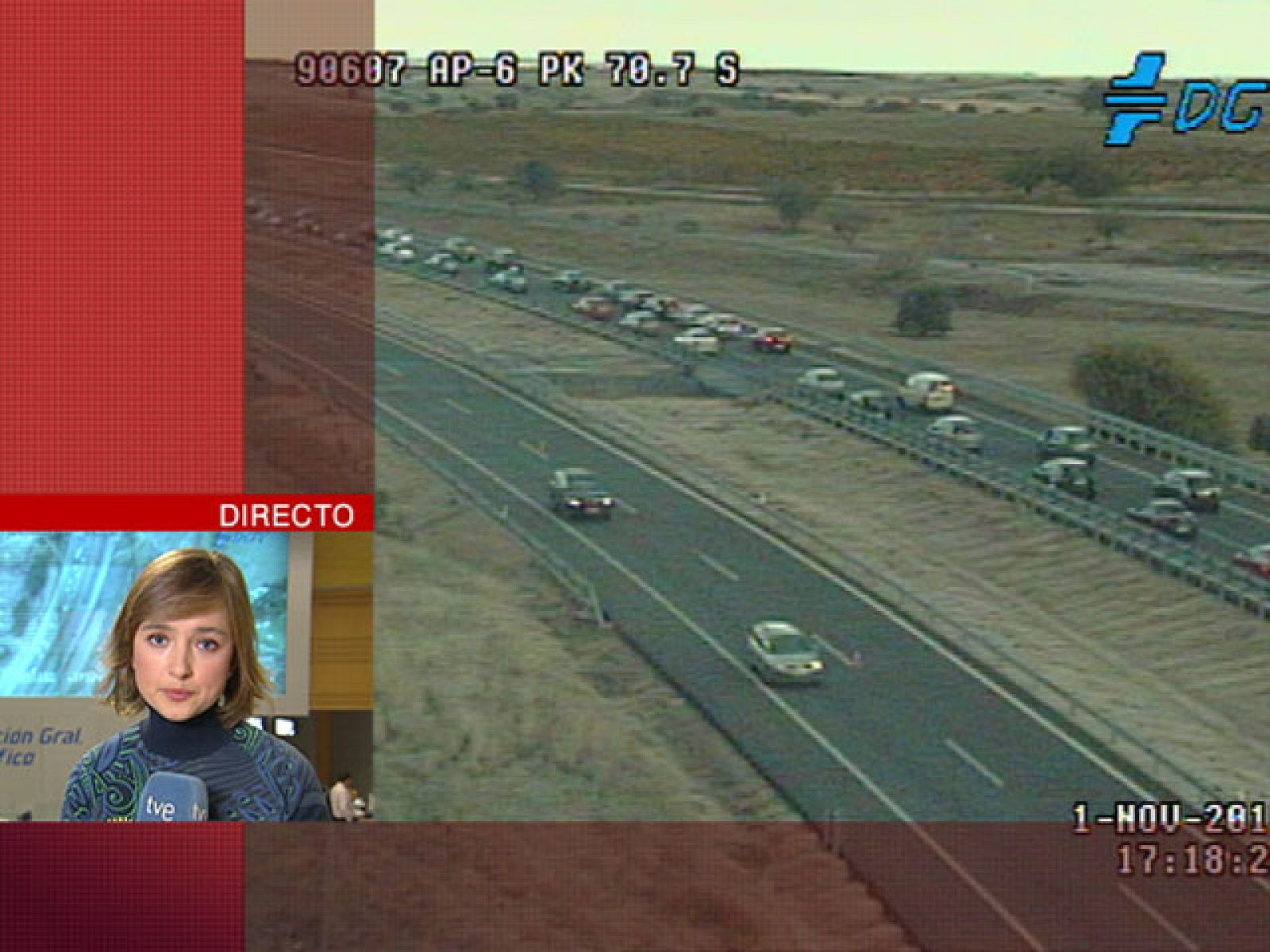 Varios kilómetros de retenciones en la A-1 en dirección Madrid | Ver