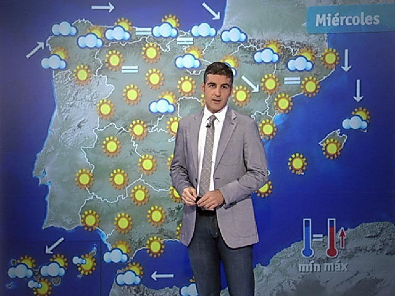 El Tiempo - Intervalos nubosos en el Cantábrico y despejado en el resto de España - 02/11/10 - El tiempo | Ver