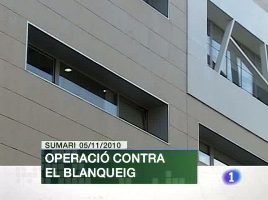 L'informatiu - Comunitat Valenciana - L'Informatiu (05/11/10)