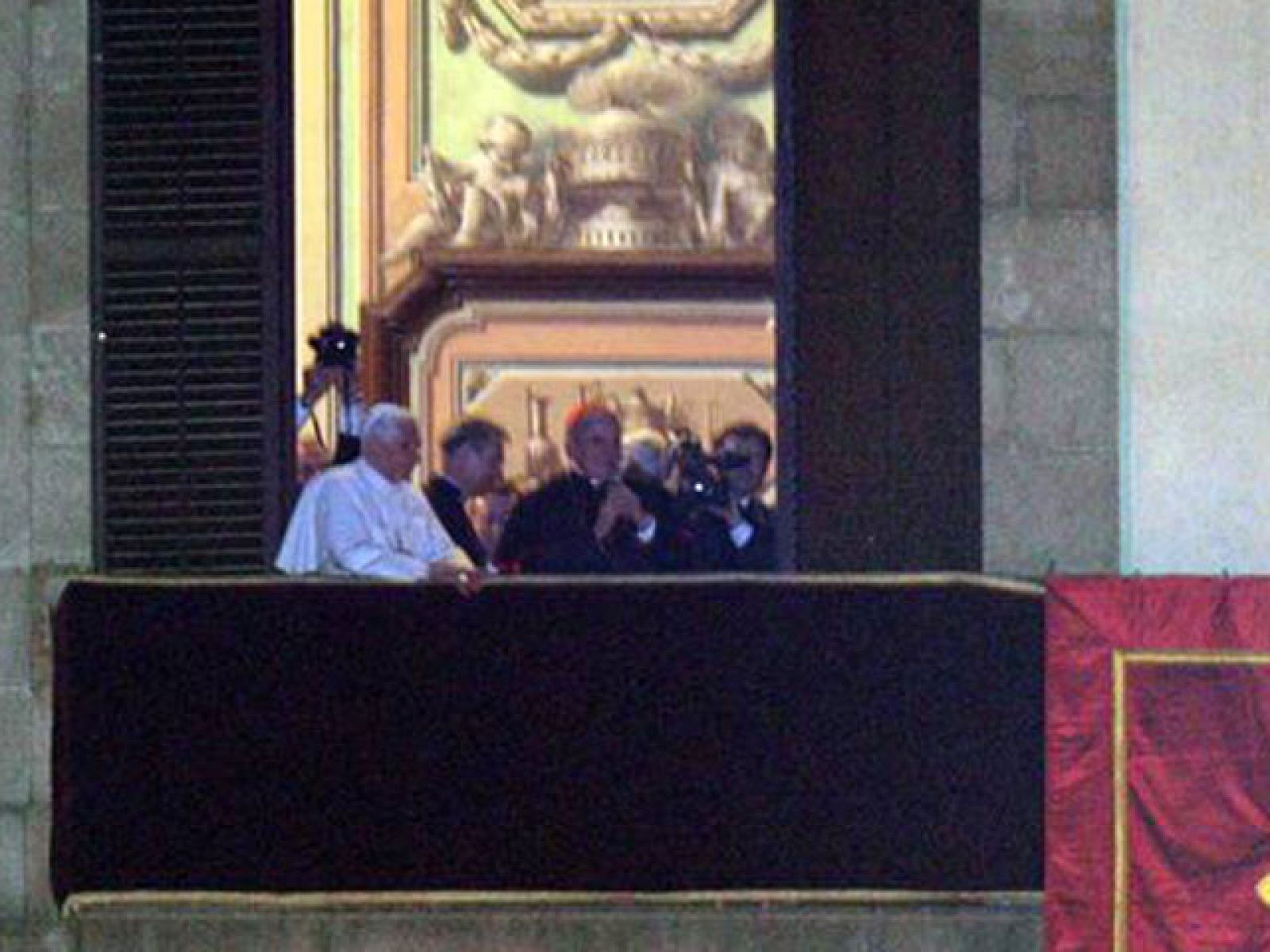 El Papa Benedicto XVI llega a Barcelona