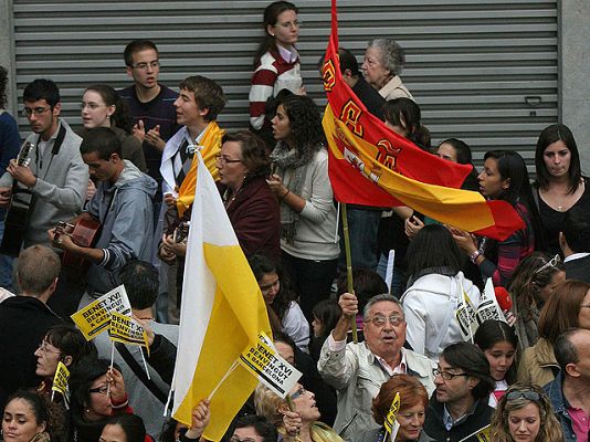  - Un grupo de Scouts con el Papa