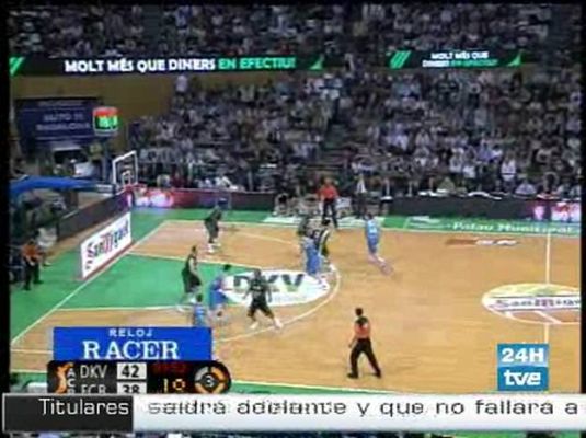 Baloncesto en RTVE - El Barça vence en Badalona