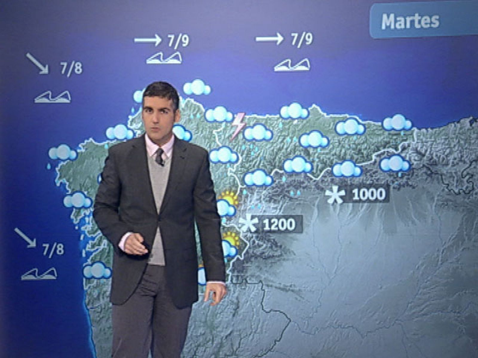 El Tiempo - Descenso de las temperaturas y rachas de viento muy fuerte en la Península y Baleares - 08/11/10 - El tiempo | Ver