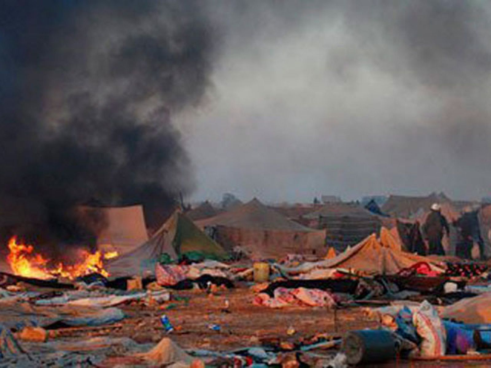 El ejército marroquí controla todos los accesos a El Aaiún | Ver