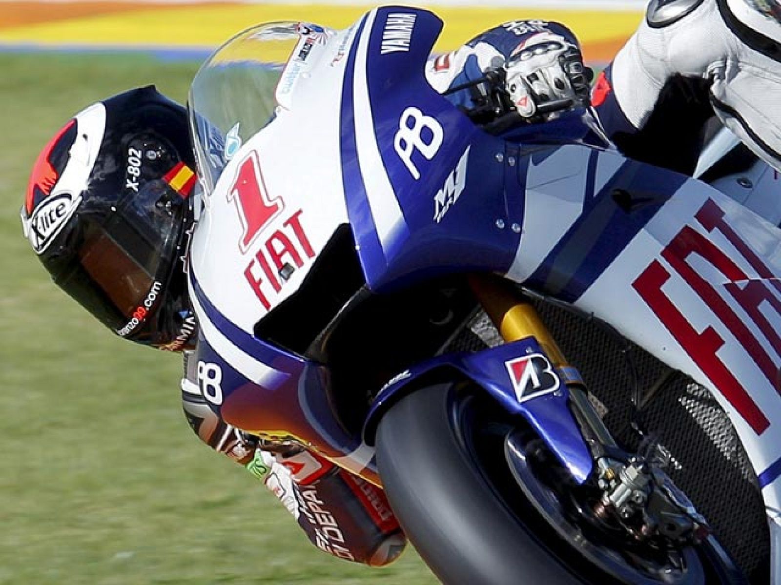 Jorge Lorenzo está marcando la pauta en la segunda jornada de entrenamientos oficiales en Cheste