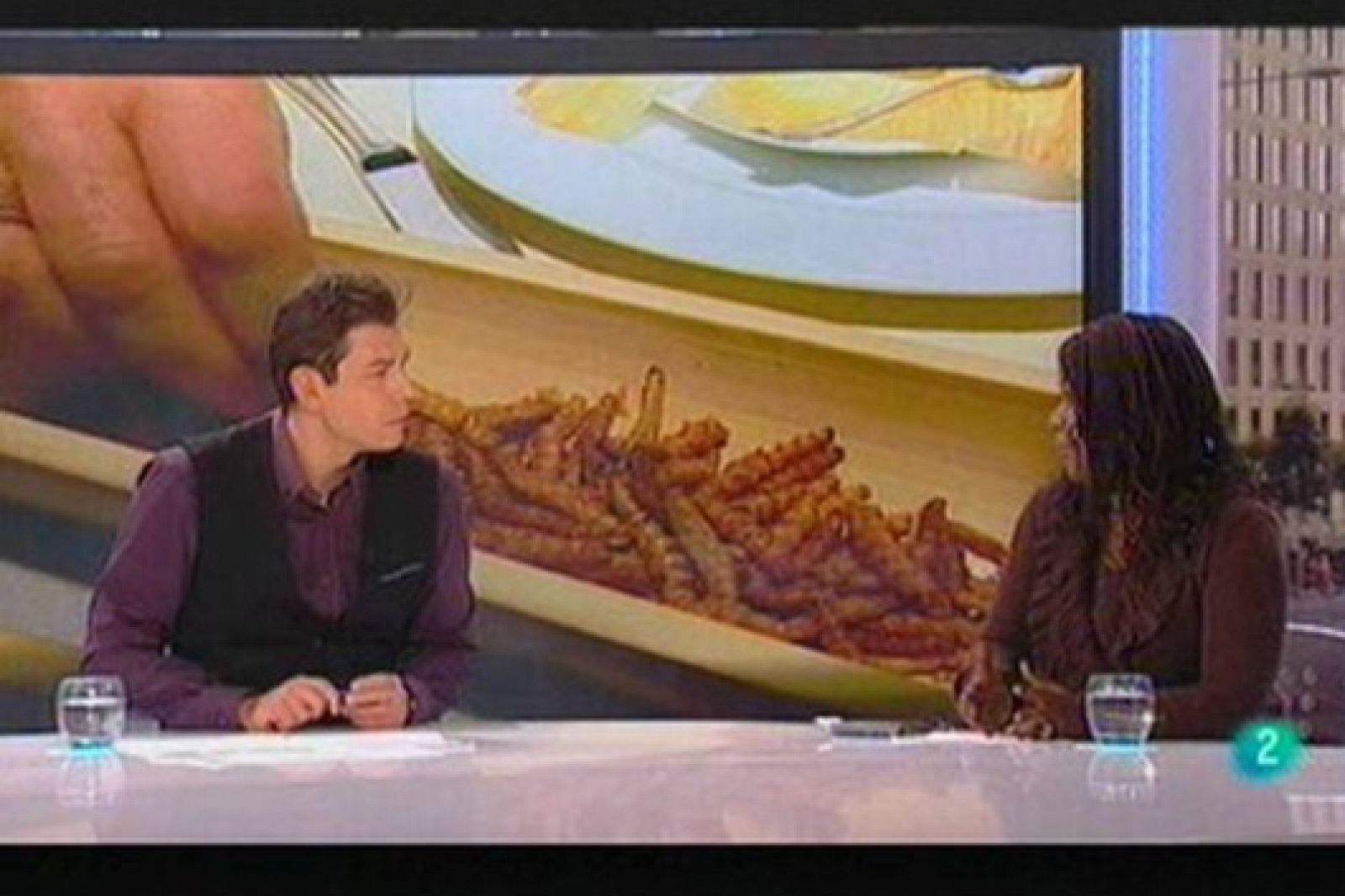 Debate Alimentación David Alvar  y Agnès Agboton