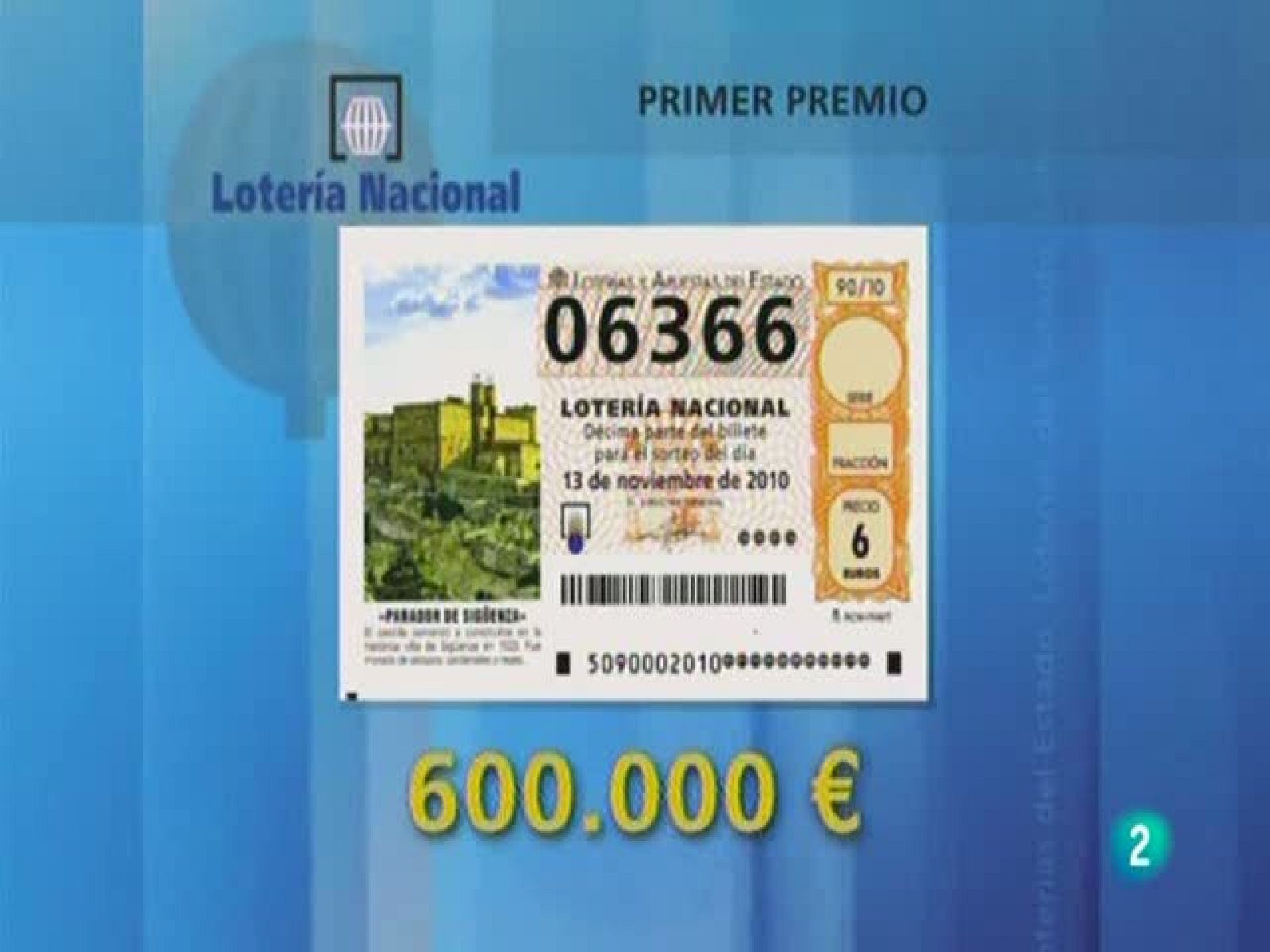 Lotería nacional - 13/11/10 - Loterías | Ver