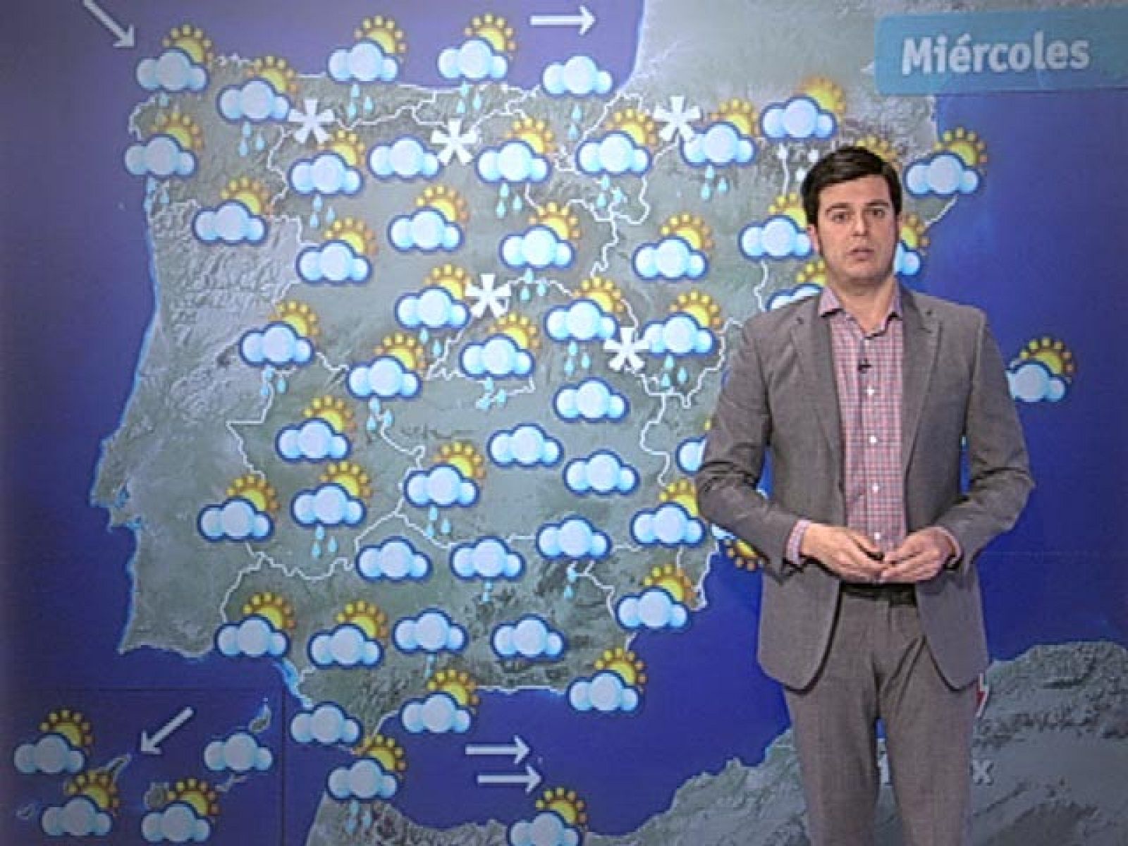 El Tiempo - Nieve en el norte de la Península y precipitaciones débiles en el resto de España - 16/11/10 - El tiempo | Ver