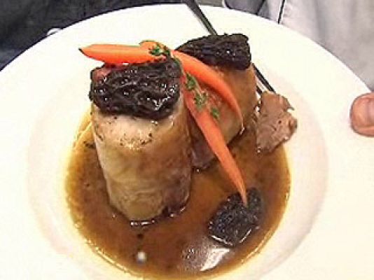 RTVE Cocina - Pintada en jugo de setas