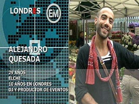 Españoles en el mundo - Londres - Alejandro