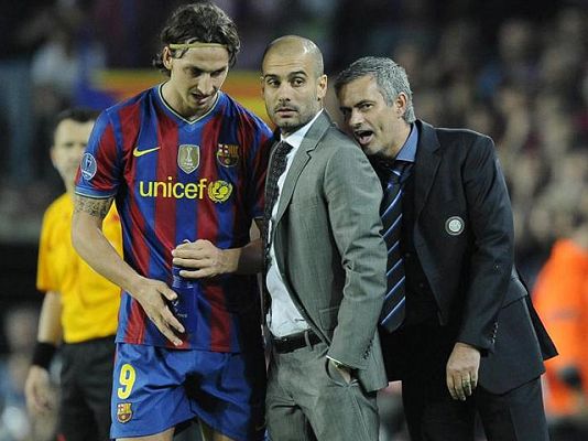  - Mourinho se acercó a Guardiola