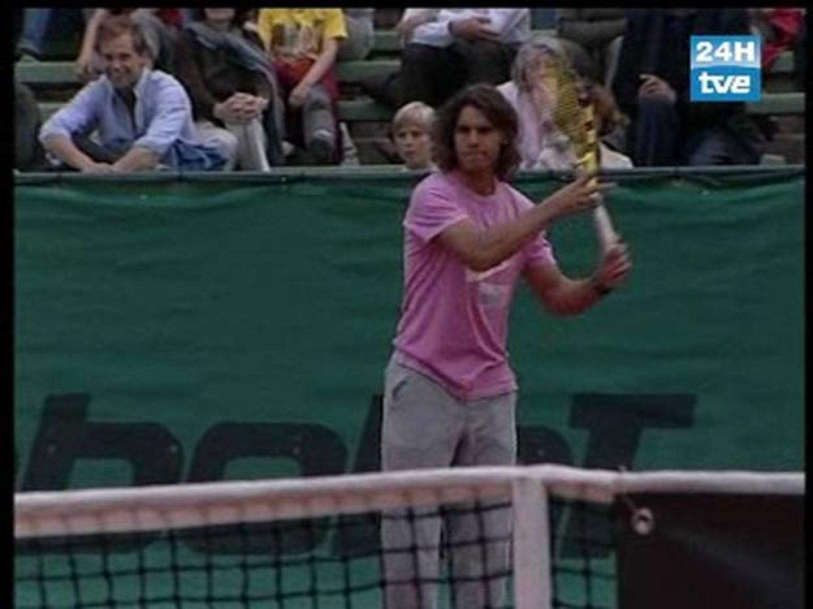 Rafa Nadal entrena en París