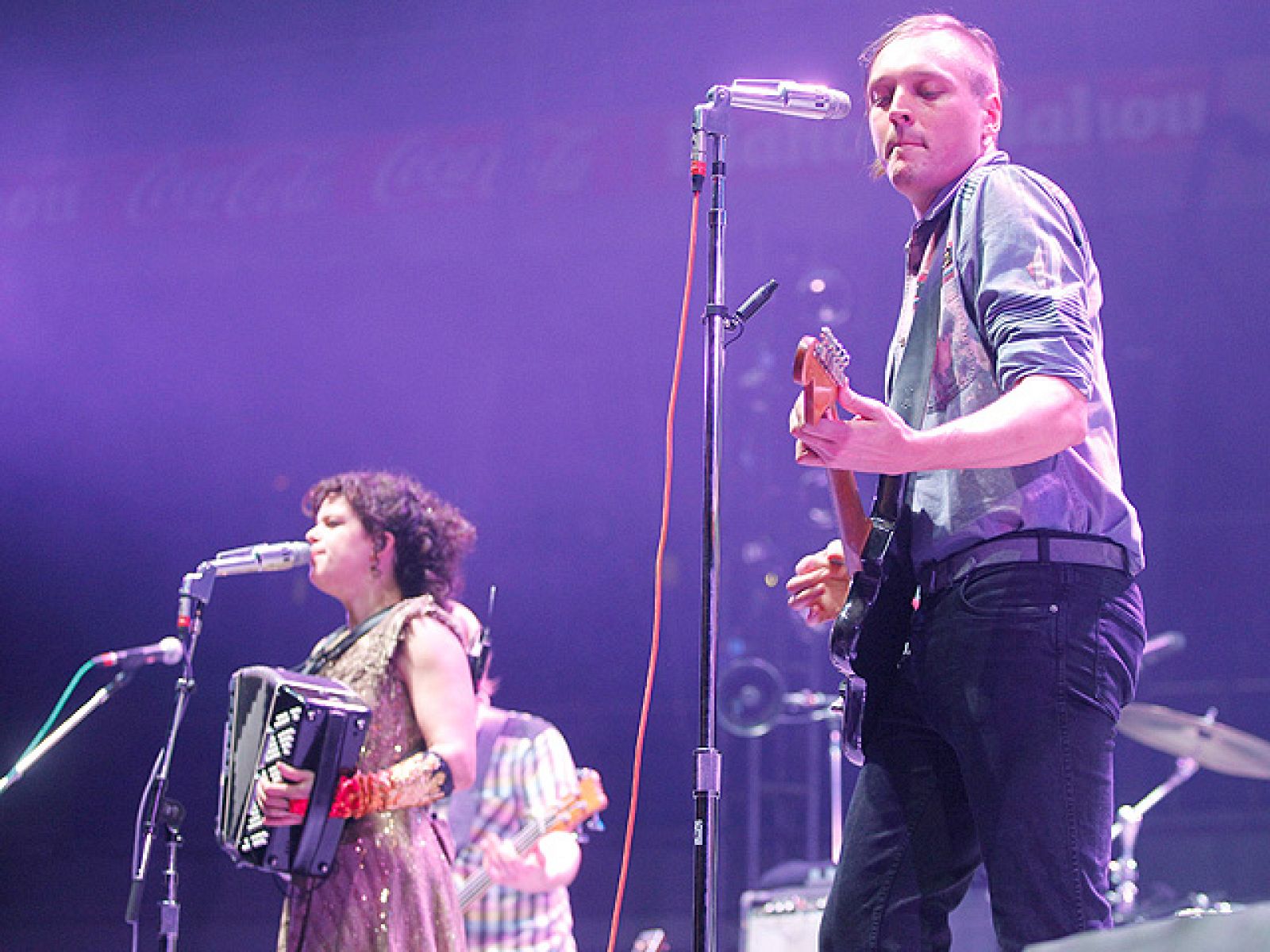Arcade Fire en el Pabellón de Deportes de Madrid