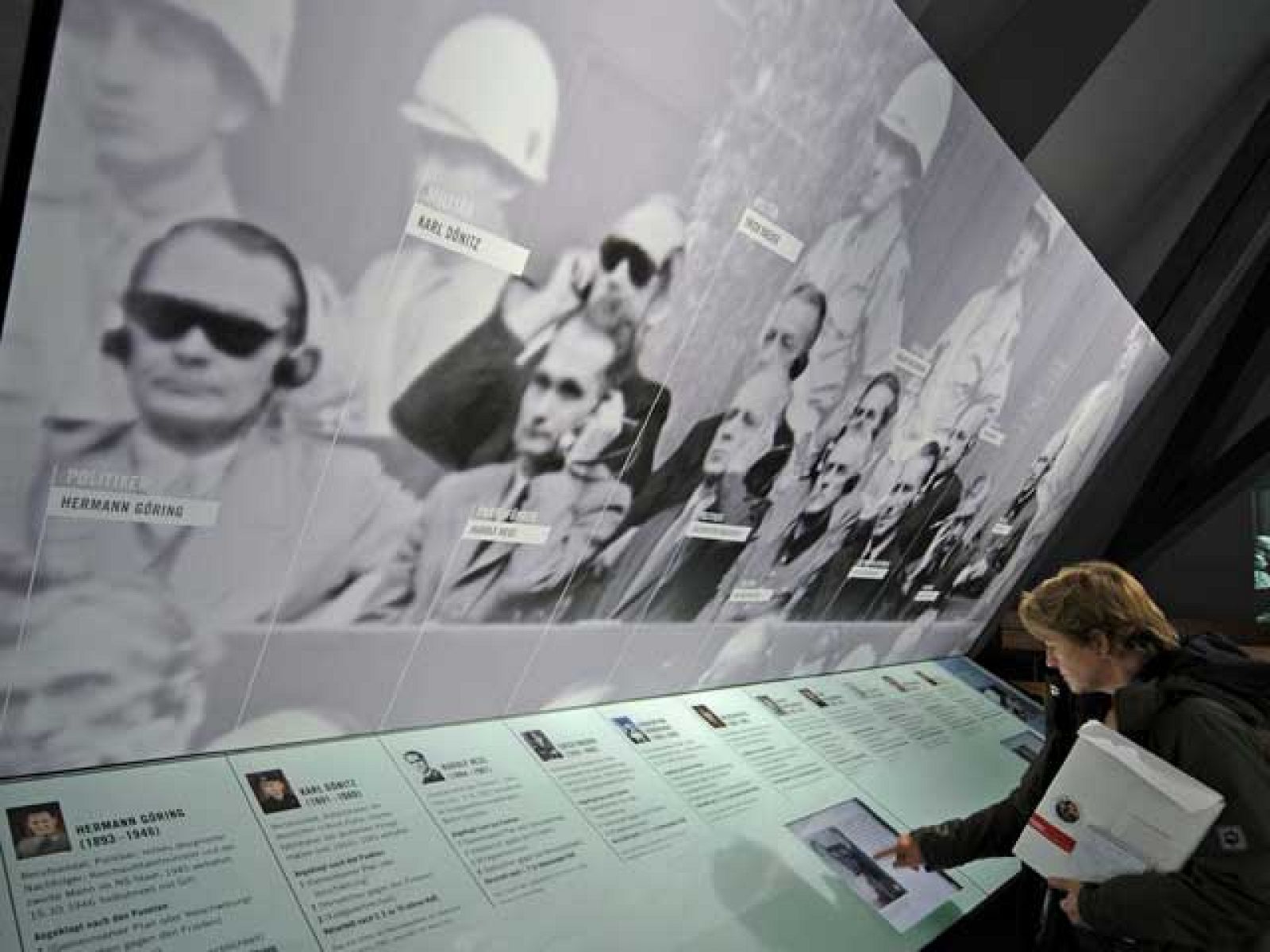 Exposición del juicio de Nuremberg