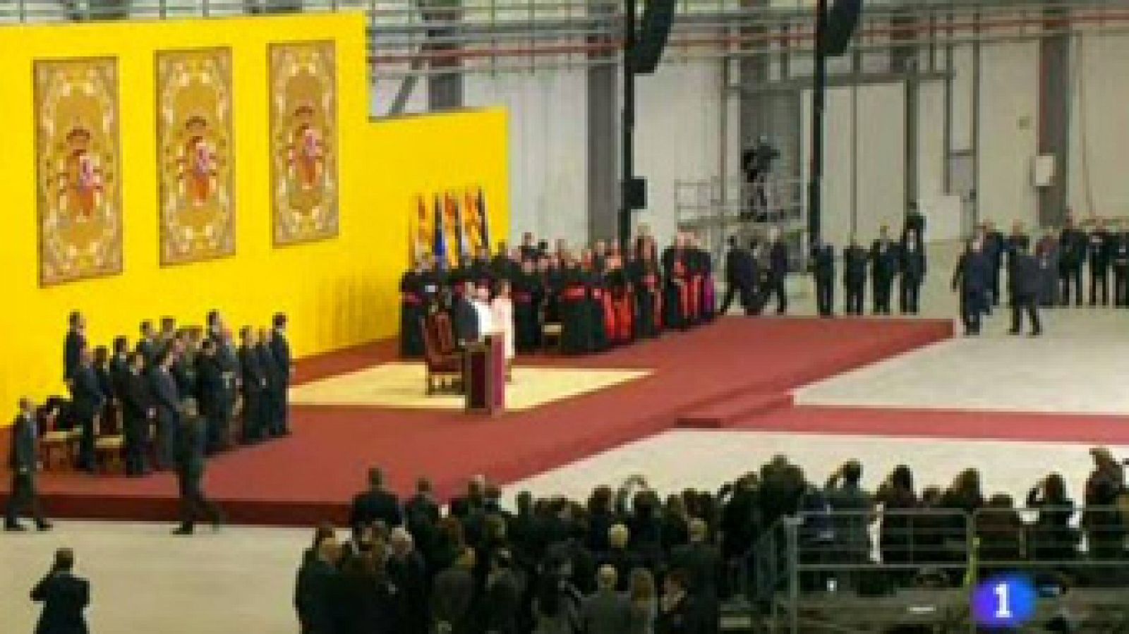 Comiat al Papa Benet XVI - discurs del rei Juan Carles a l'aeroport del Prat