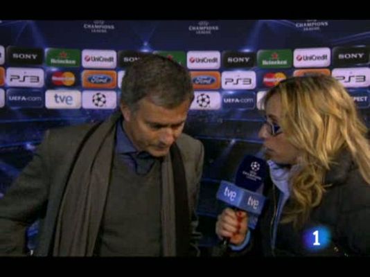 Champions League - Mou: 'No me gustaron las tarjetas'