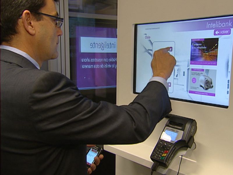 En las sucursales bancarias del futuro la tecnología estará por todas partes