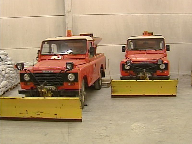 Preparativos contra la nieve