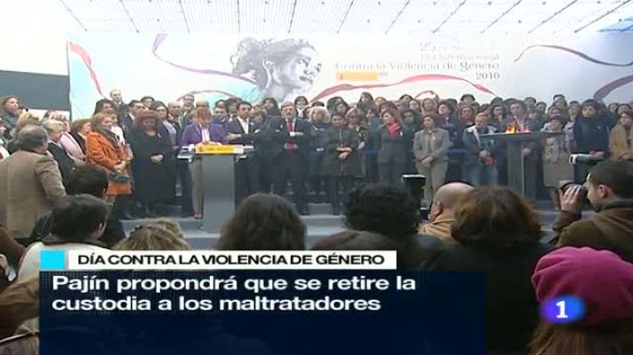 Telediario 1 - Telediario 1 - 25/11/10