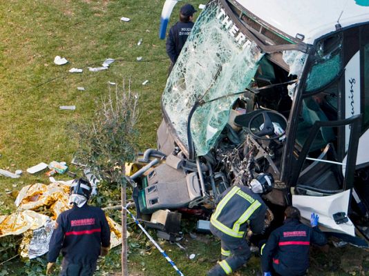  - Accidente de bus en Zaragoza