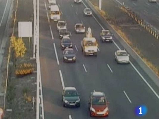 Telediario 1 - Dormidos en plena hora punta