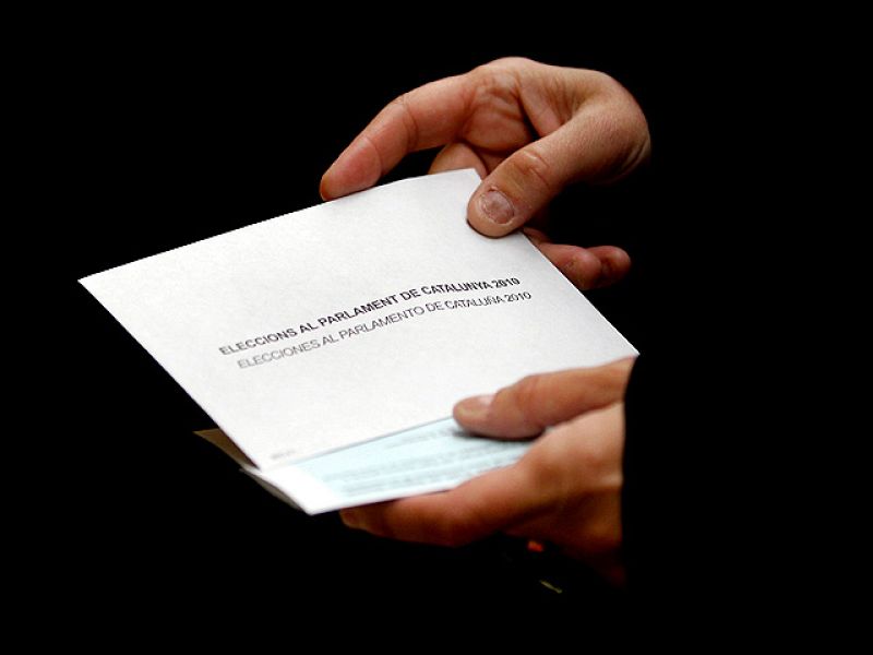 Recuento de votos en Cataluña con un sistema de gestión electrónica