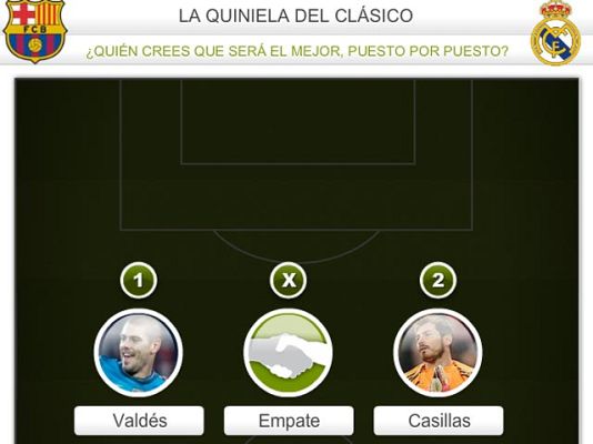 Telediario 1 - Haz la quiniela del clásico