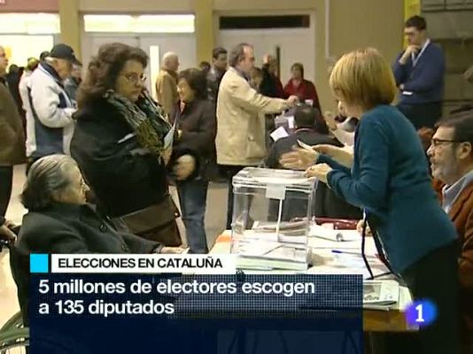 Telediario 1 - Telediario fin de semana - 28/11/10