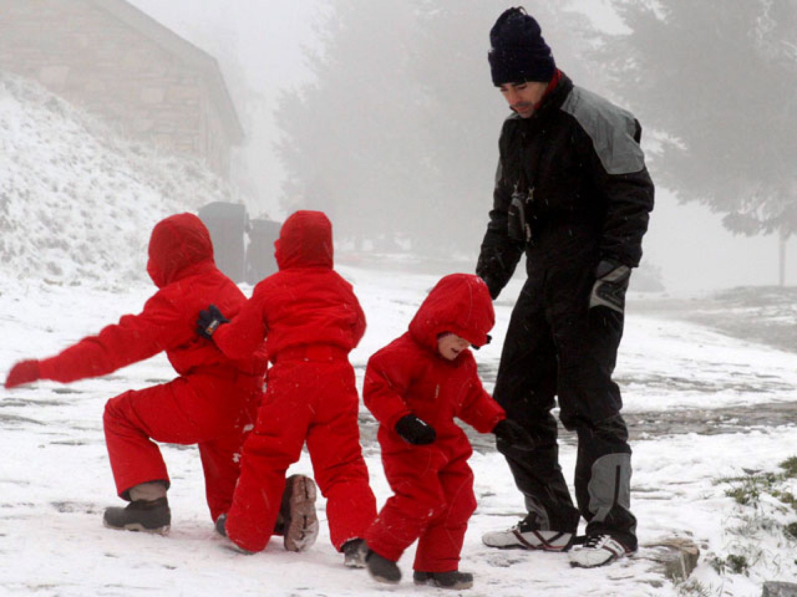 Los termometros bajan en toda la peninsula